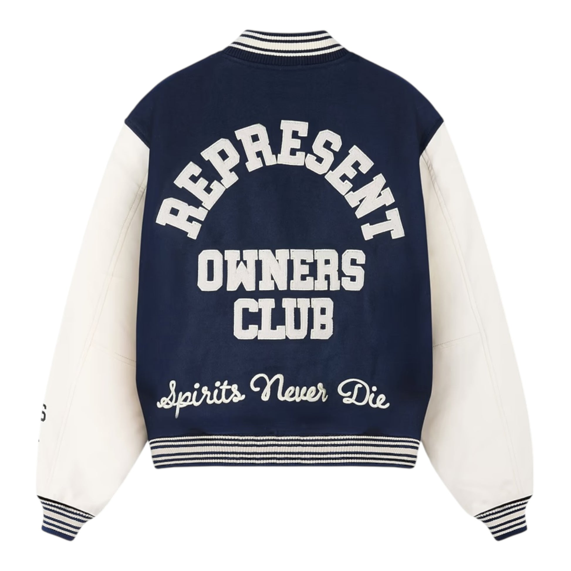 Represent Owners Club Varsity Jacket Navy