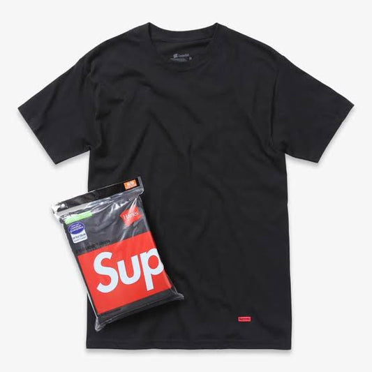 Supreme Hanes Tagless Tees (3 Packs)