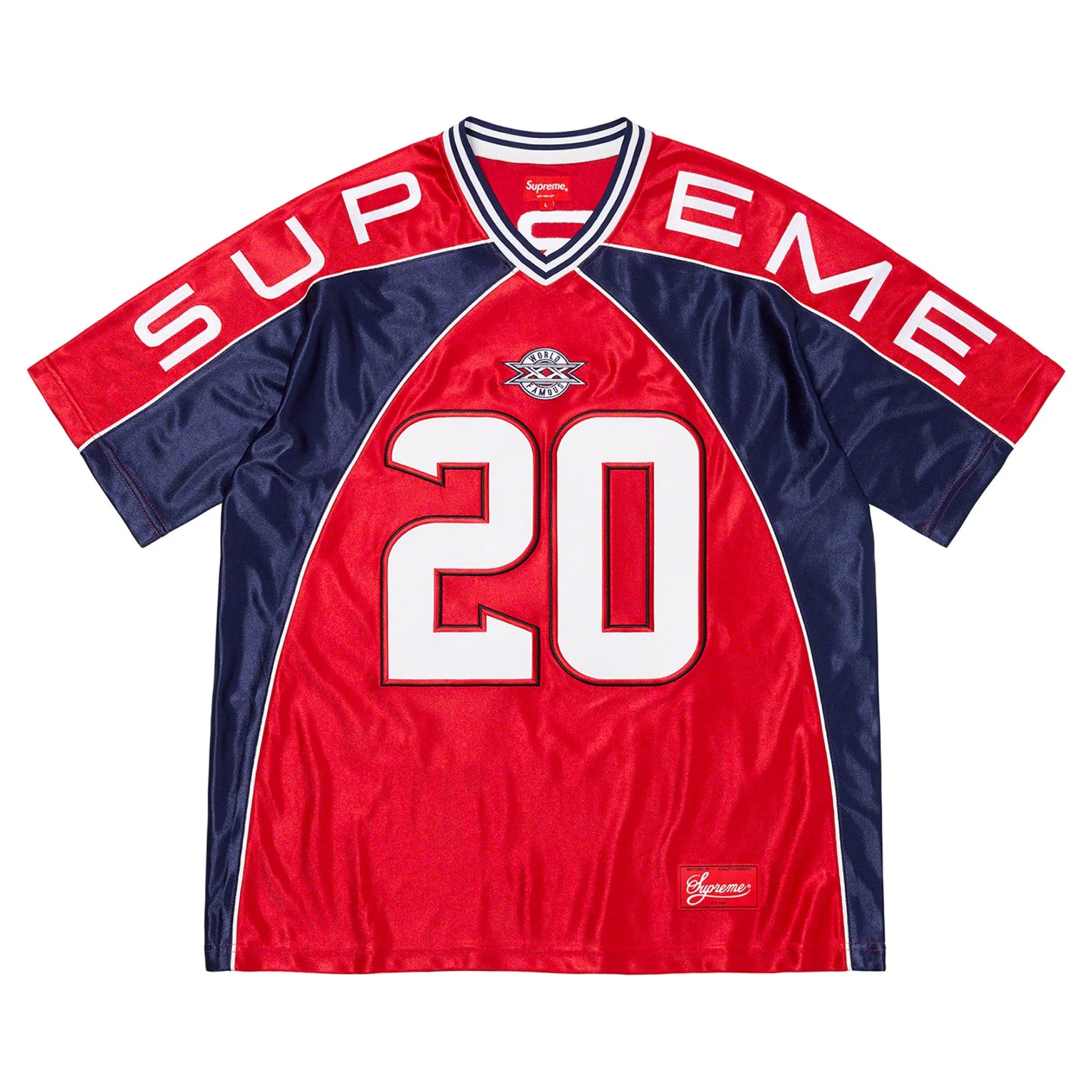 Supreme Paneled Jersey Red