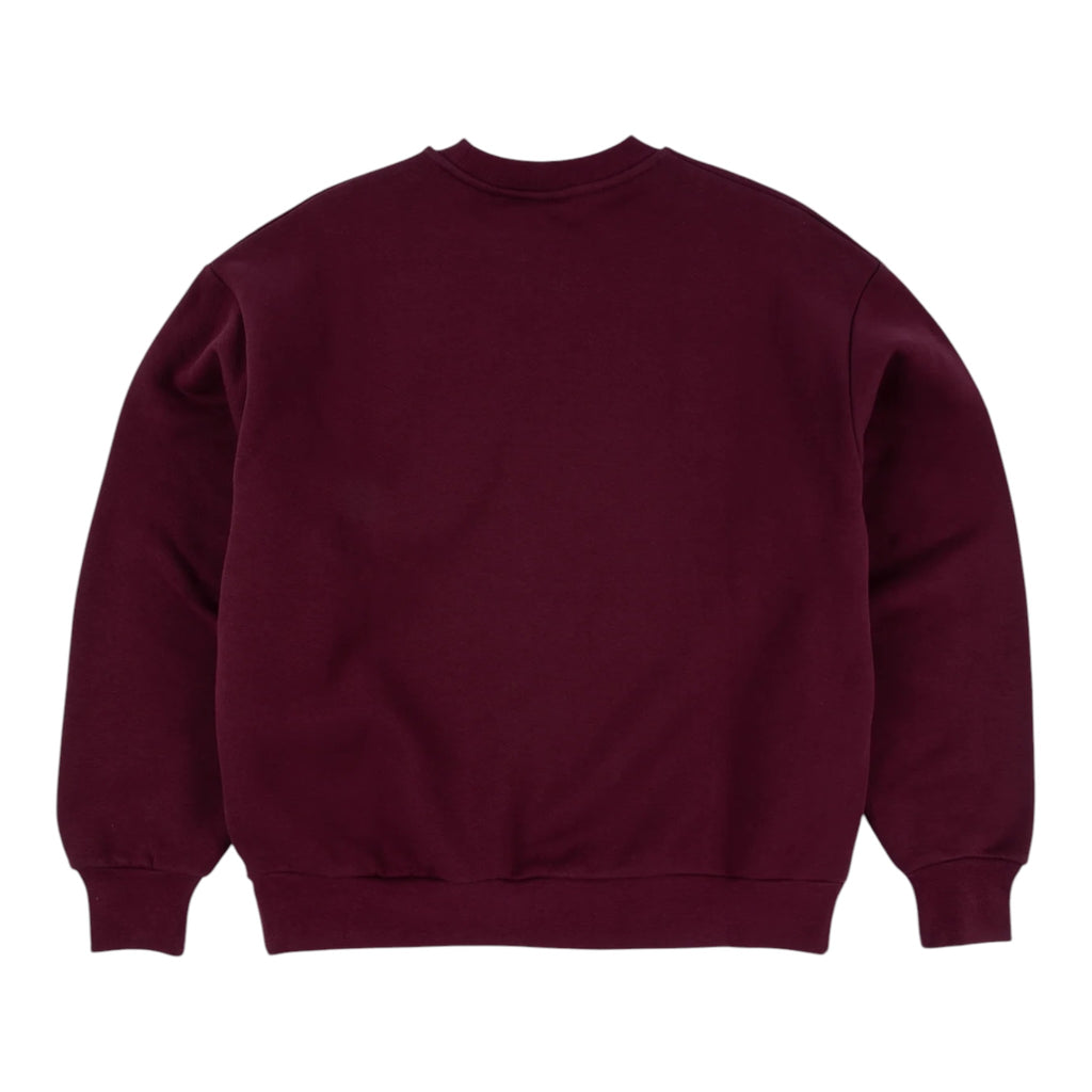 Syna College Crew Sweat Burgundy