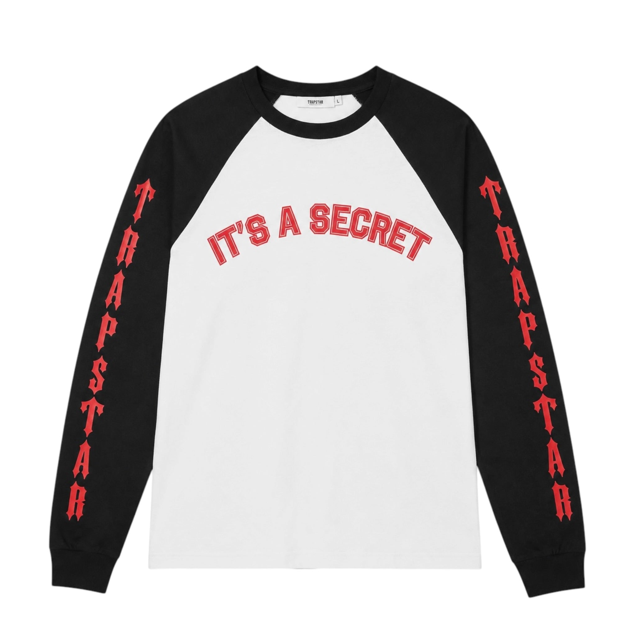 Trapstar It’s A Secret Long Sleeve Tshirt Red/White/Black