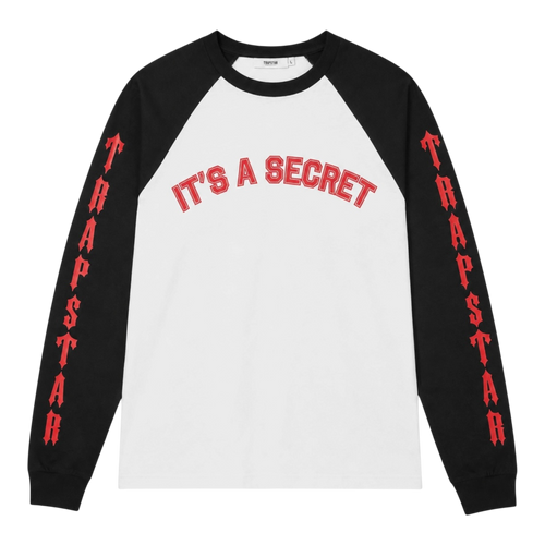 Trapstar It’s A Secret Long Sleeve Tshirt Red/White/Black