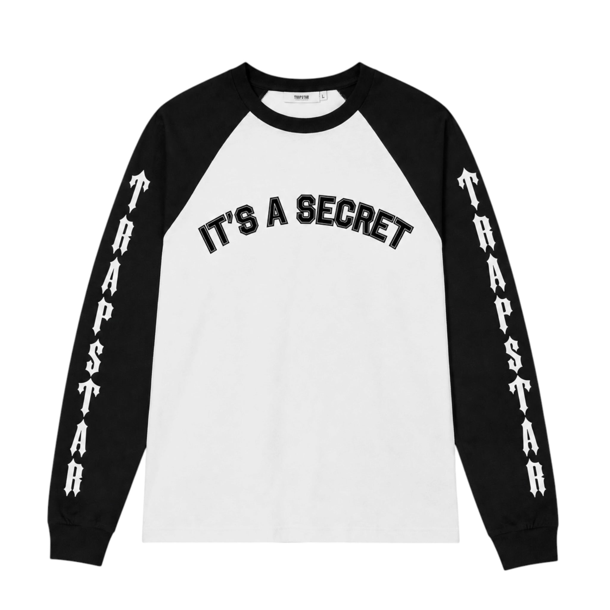 Trapstar It’s A Secret Long Sleeve Tshirt Black/White