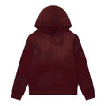 Denim Tears Faded Mono Cotton Wreath Hoodie Beet Root