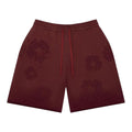 Denim Tears Faded Mono Cotton Wreath Sweatshort Beet Root