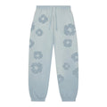 Denim Tears Mono Faded Cotton Wreath Sweatpant Light Blue