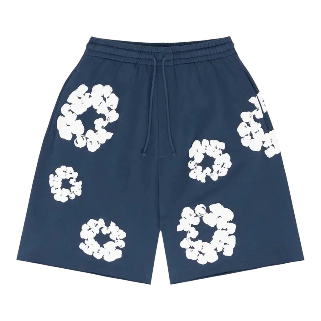 Denim Tears Cotton Wreath Sweatshort Navy