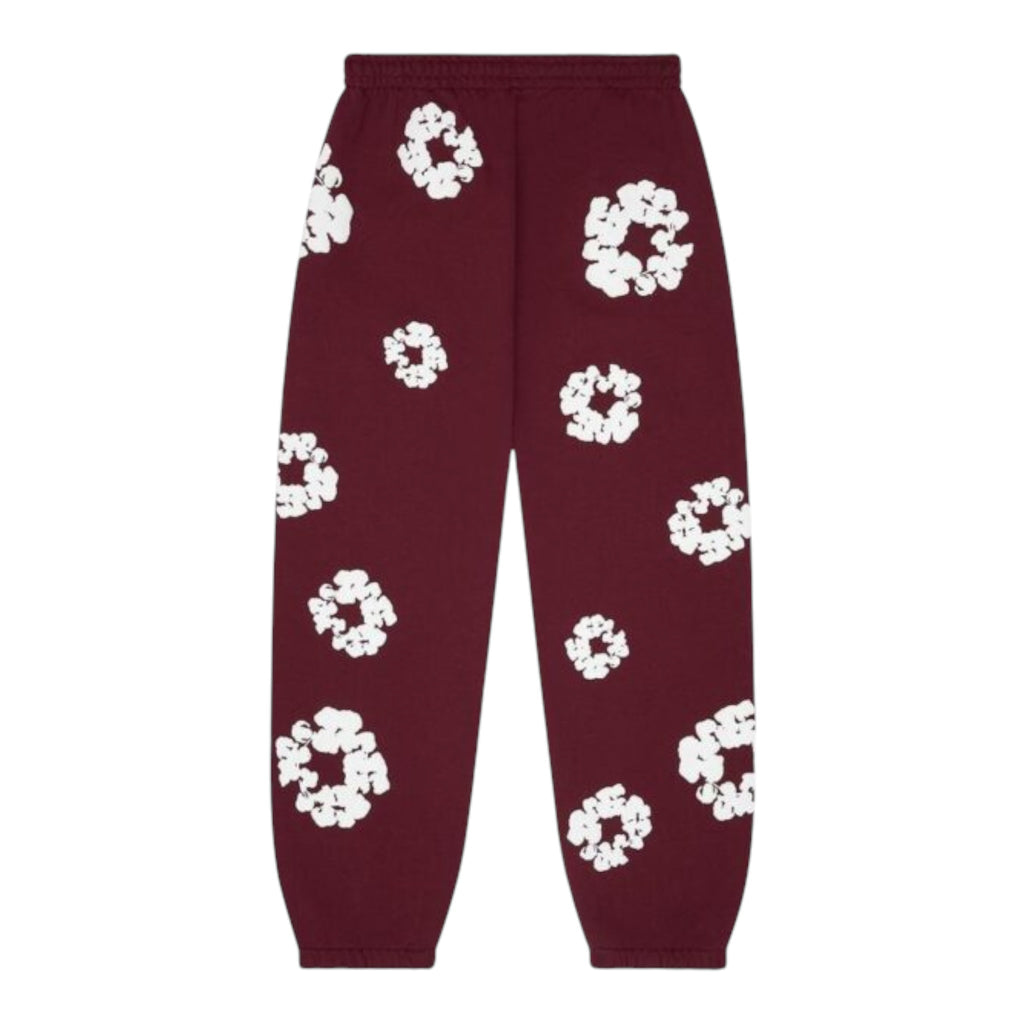 Denim Tears Cotton Wreath Sweatpant Burgundy