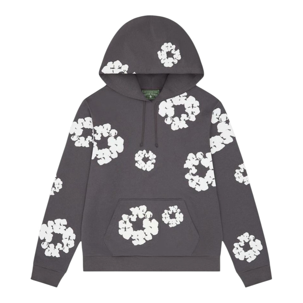 Denim Tears Cotton Wreath Hoodie Charcoal