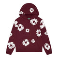 Denim Tears Cotton Wreath Hoodie Burgundy