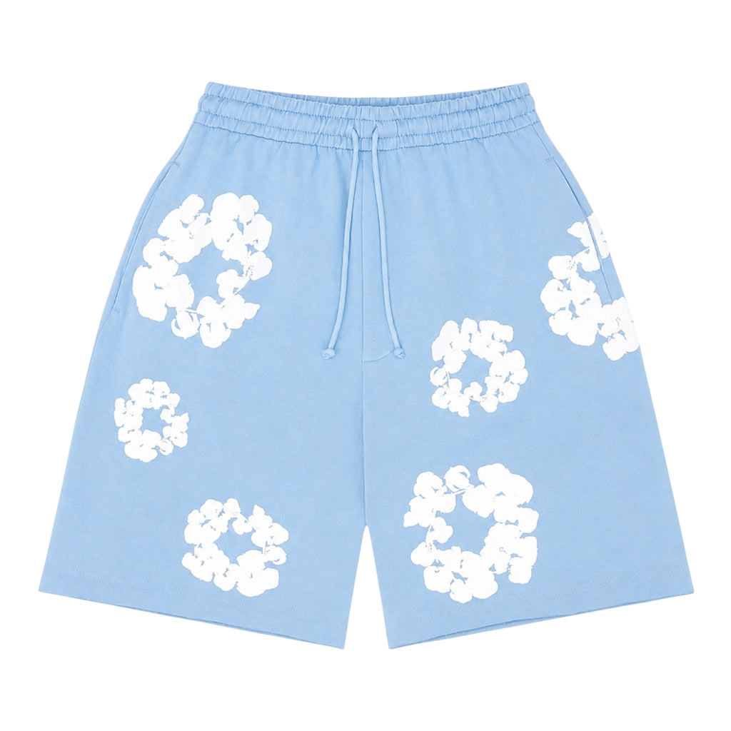 Denim Tears Cotton Wreath Sweatshort Powder Blue