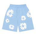 Denim Tears Cotton Wreath Sweatshort Powder Blue