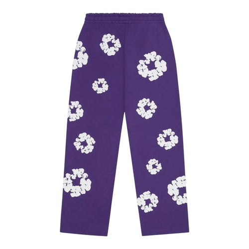 Denim Tears Cotton Wreath Open Leg Sweatpant Purple
