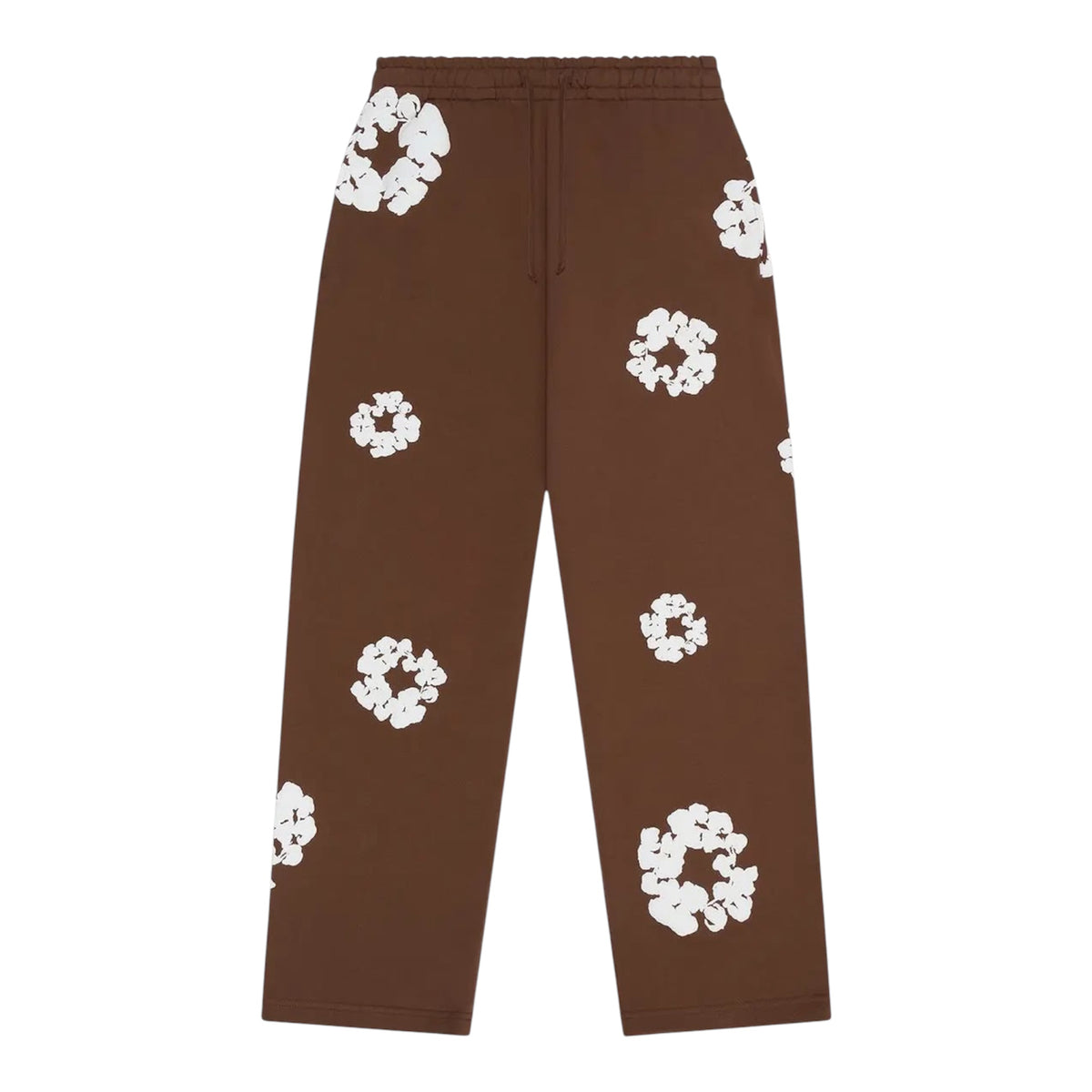 Denim Tears Cotton Wreath Open Leg Sweatpant Brown