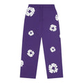Denim Tears Cotton Wreath Open Leg Sweatpant Purple