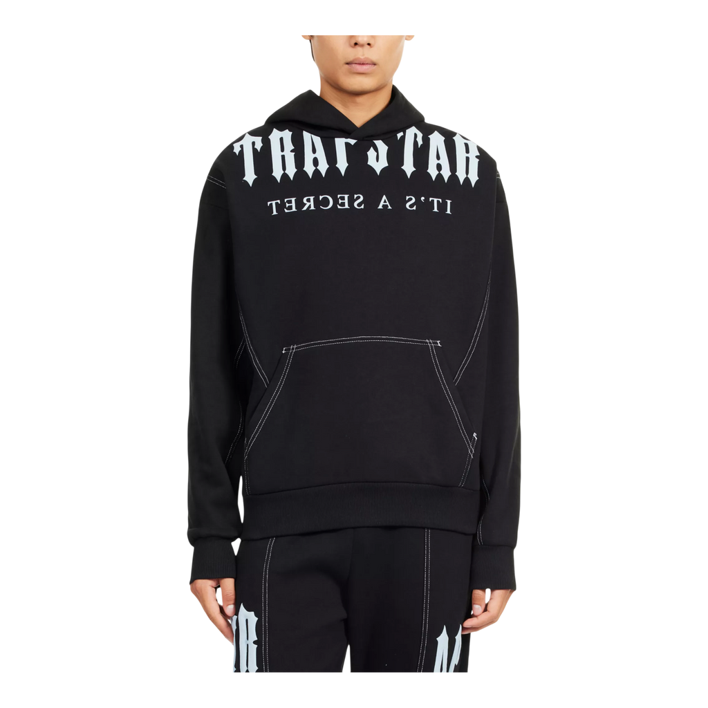 Trapstar Deconstructed Decoded Hoodie Black