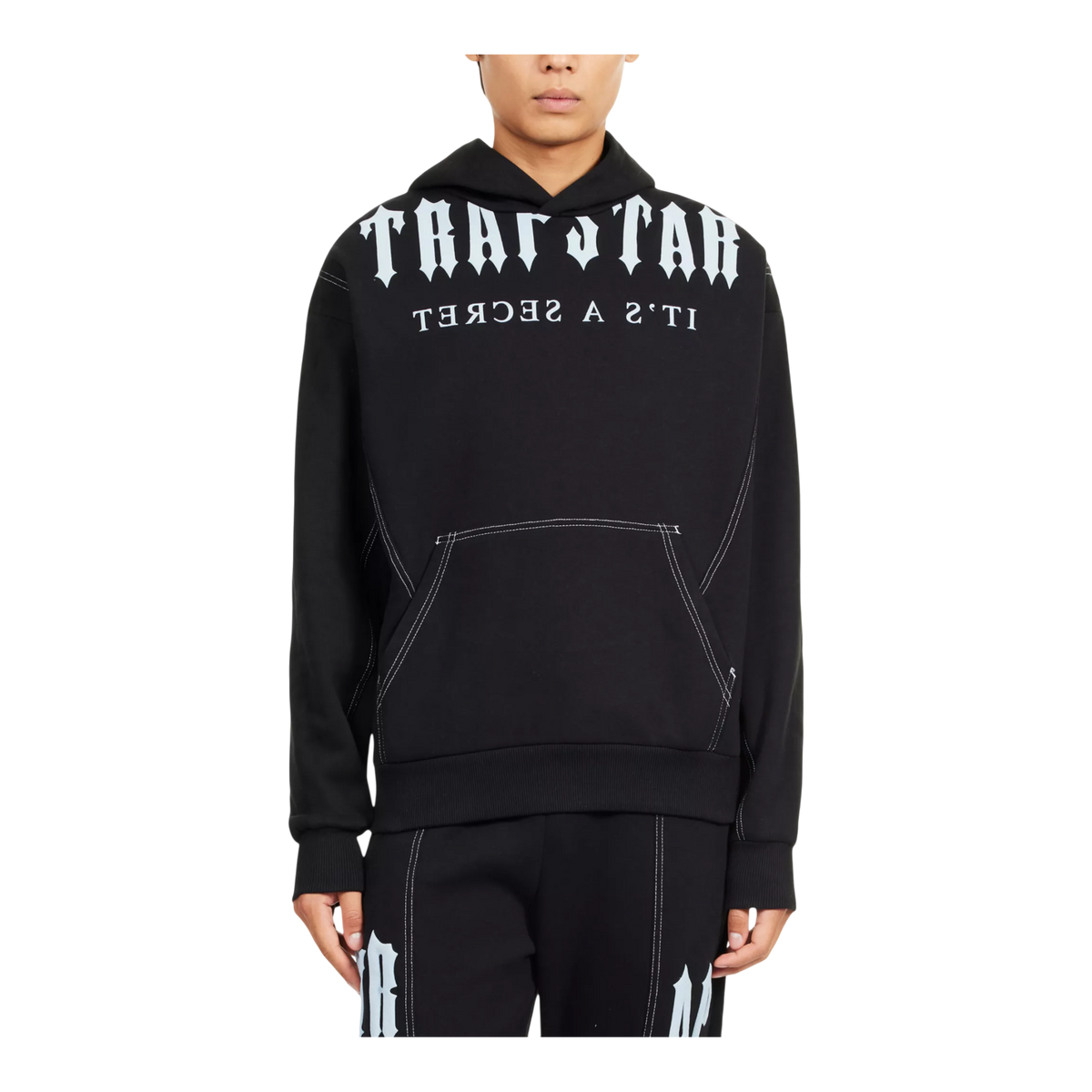 Trapstar Deconstructed Decoded Hoodie Black