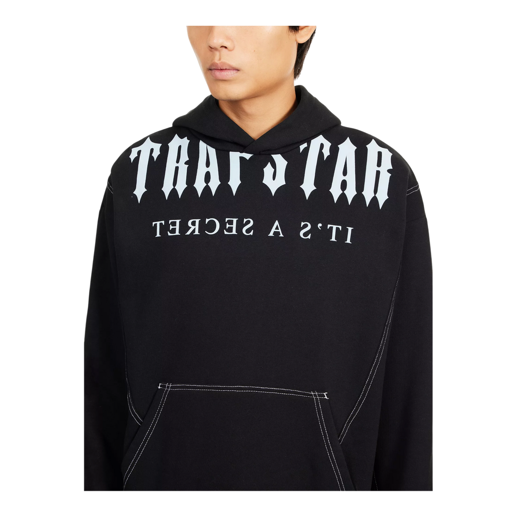 Trapstar Deconstructed Decoded Hoodie Black