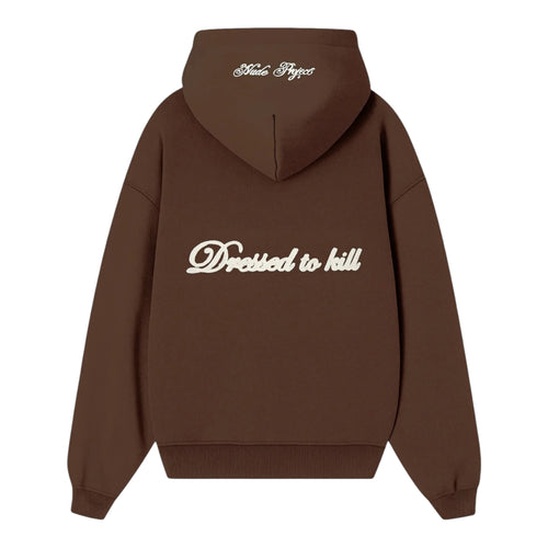 Nude Project Kill Bill Zip-Up Hoodie Brown