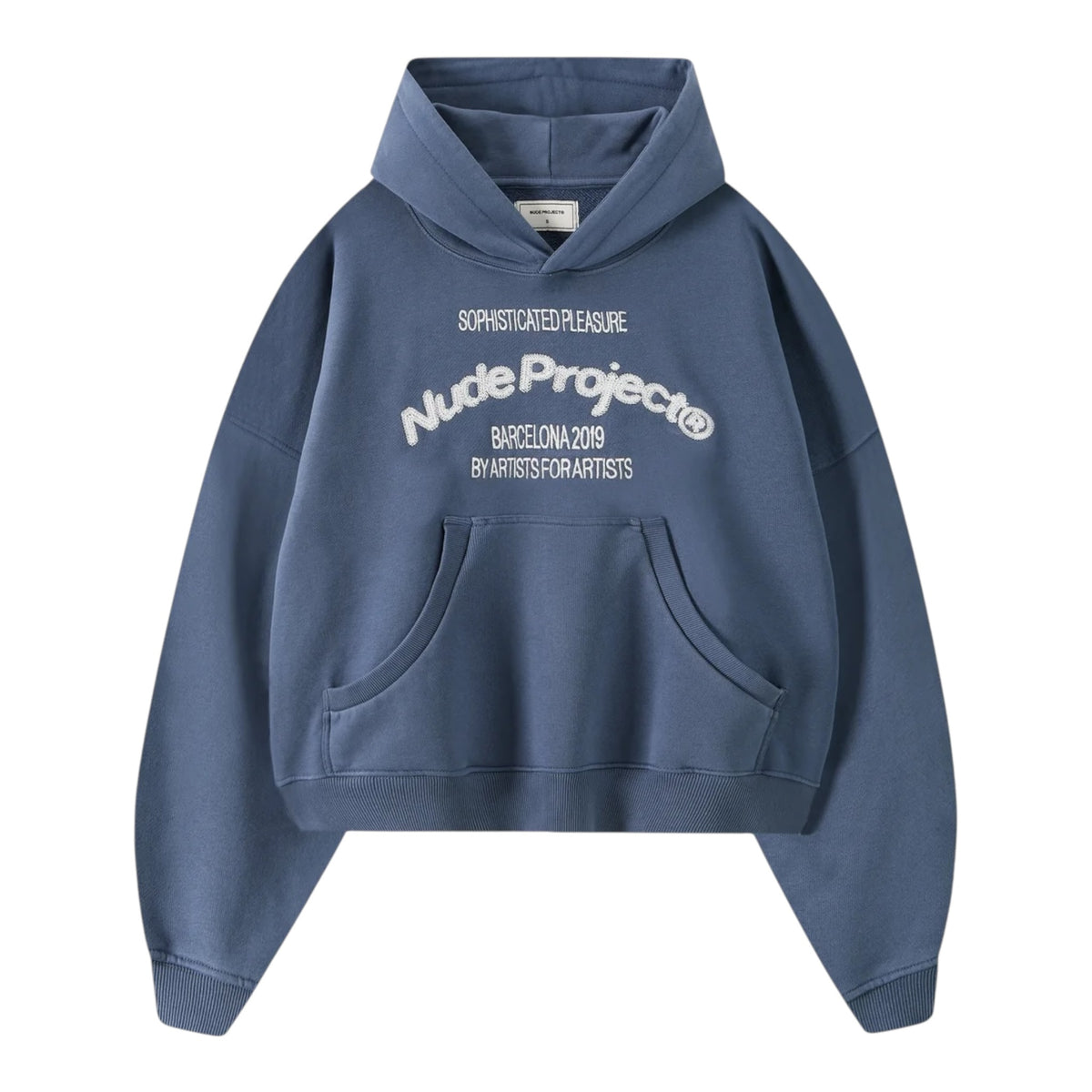 Nude Project Liberty Boxy Hoodie Blue