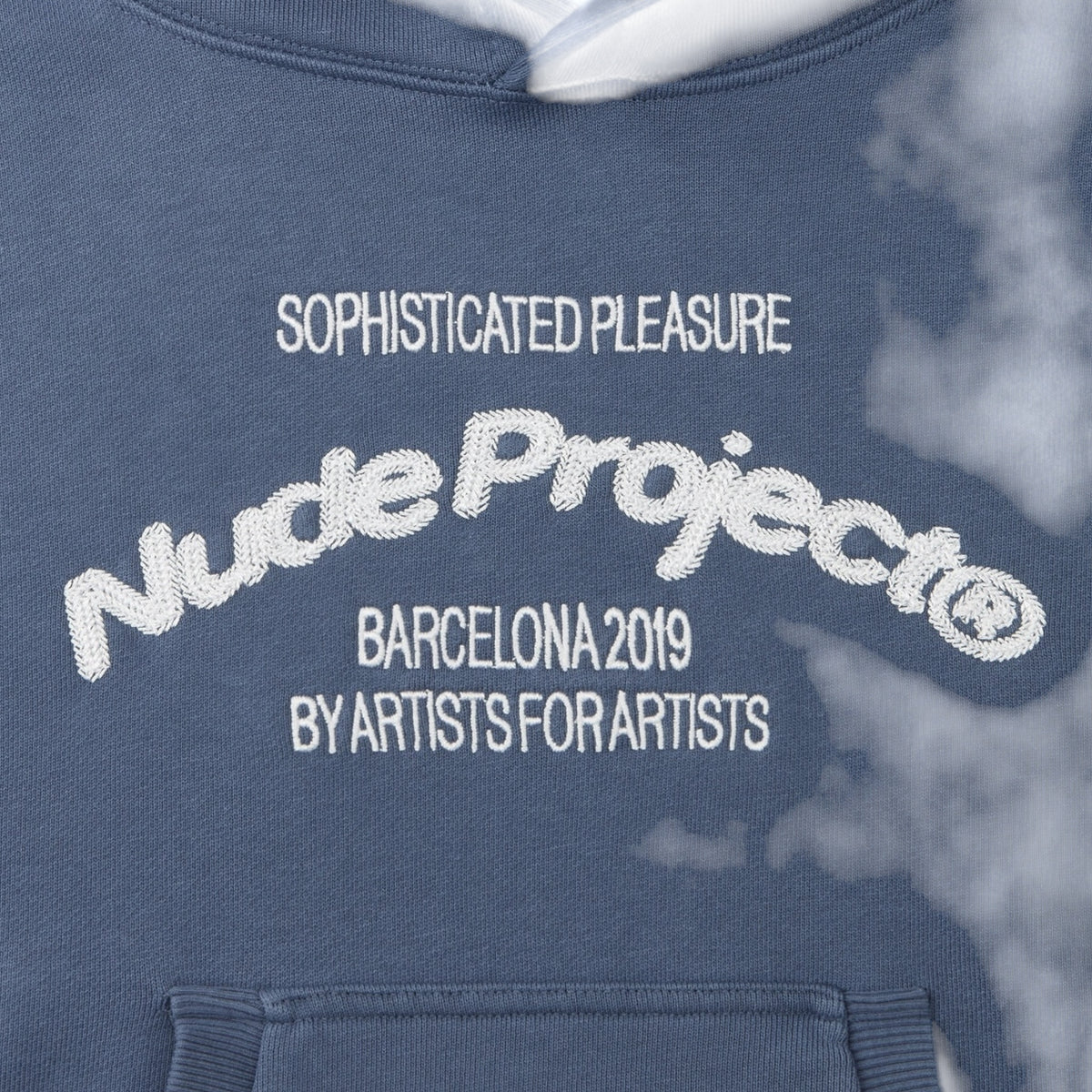 Nude Project Liberty Boxy Hoodie Blue