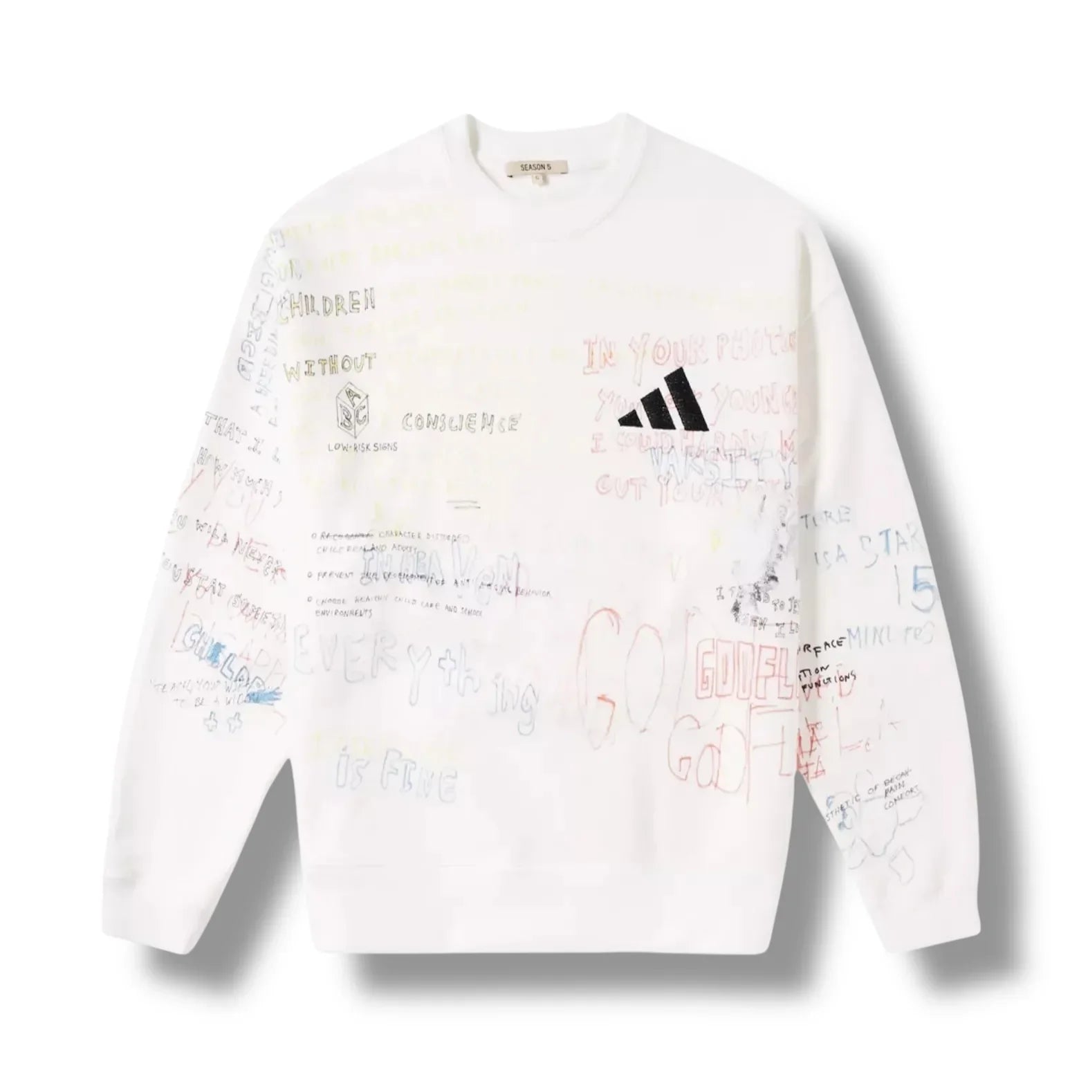 Yeezy Season 5 x Adidas Hand Drawn Crewneck