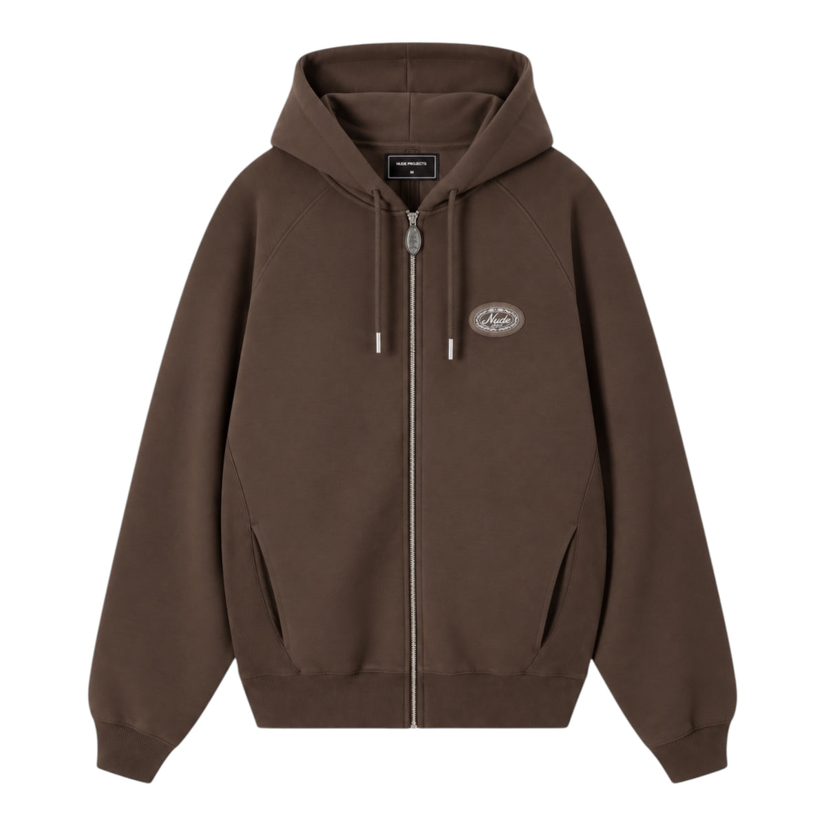 Nude Project Essentials Zip Hoodie Brown