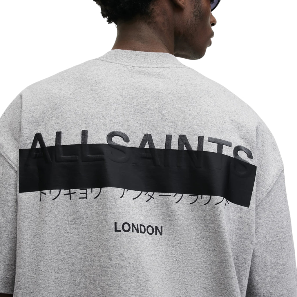 Allsaints Redact Tee Heather Grey