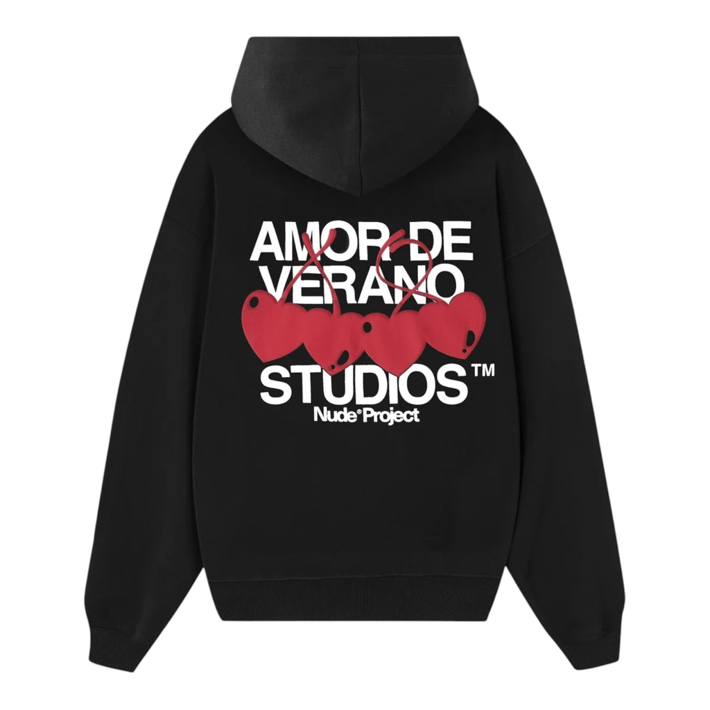 Nude Project Amore De Verano Cherry Hoodie Black