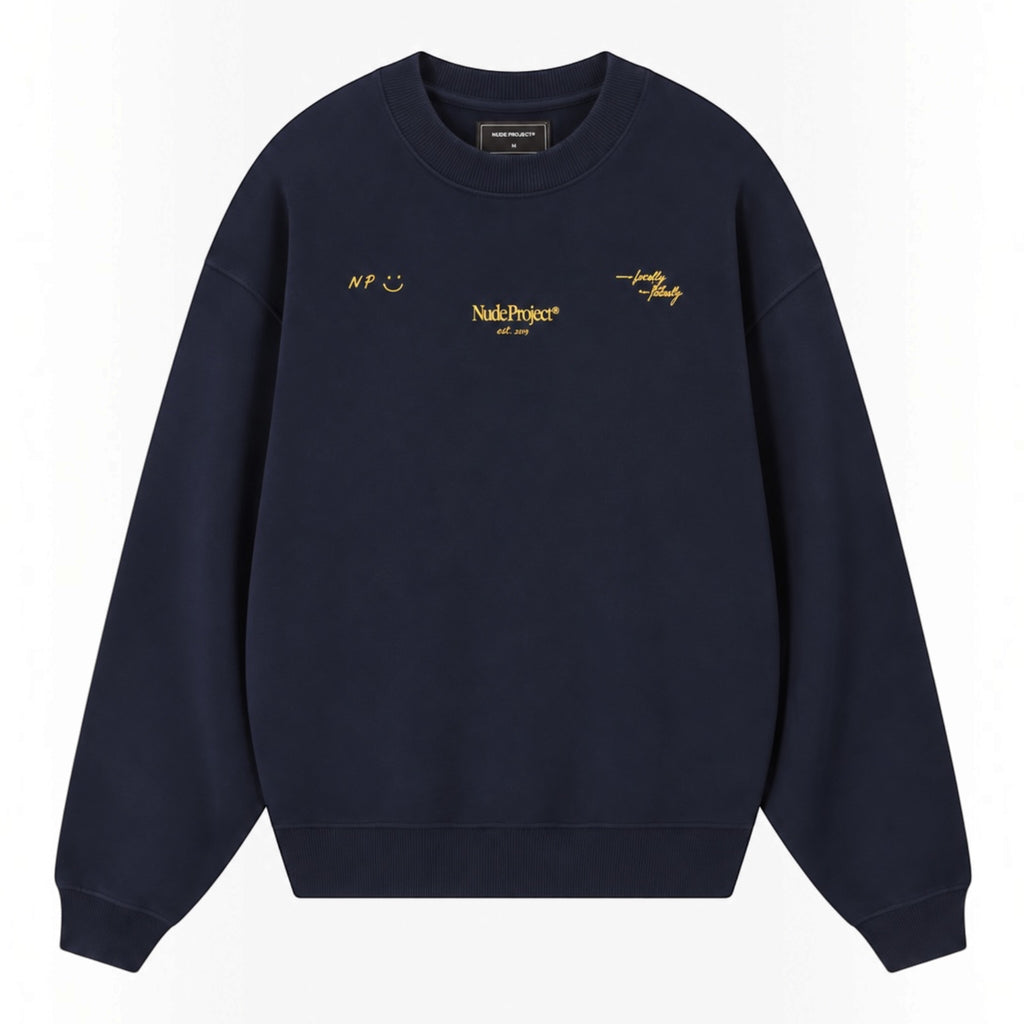Nude Project Global Soon Crewneck Navy