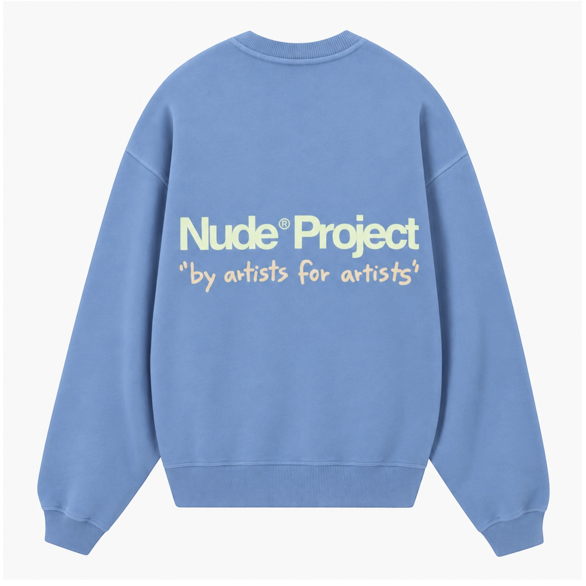 Nude Project Cult Crewneck Washed Baby Blue