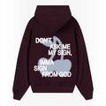 Nude Project Ladder Hoodie Burgundy