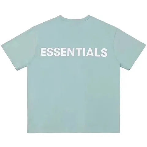 Fear Of God Essentials 3M Logo Boxy T-Shirt Blue