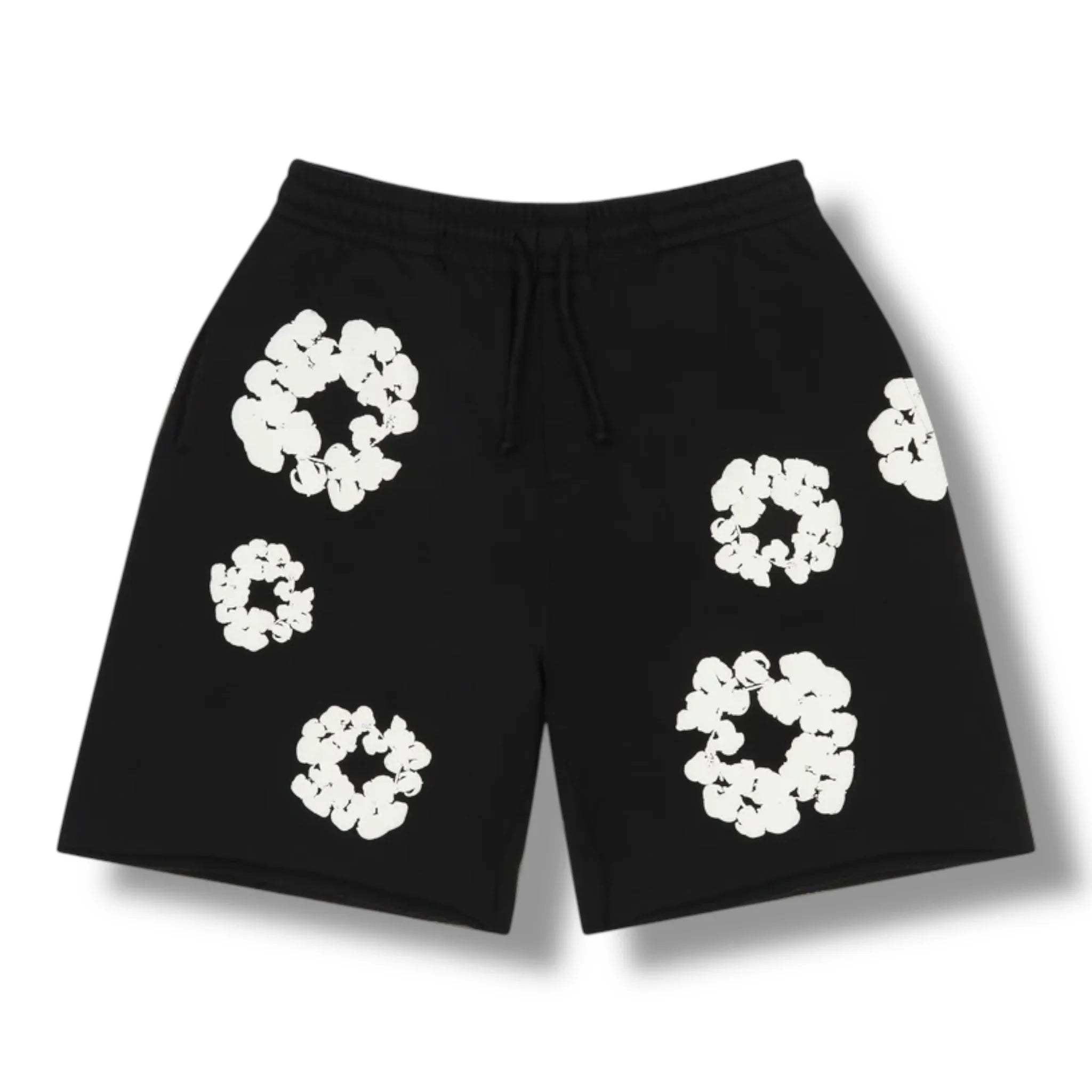 Denim Tears Cotton Wreath Shorts Black