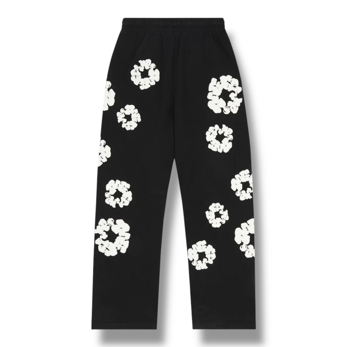 Denim Tears Cotton Wreath Baggy Sweatpants Black