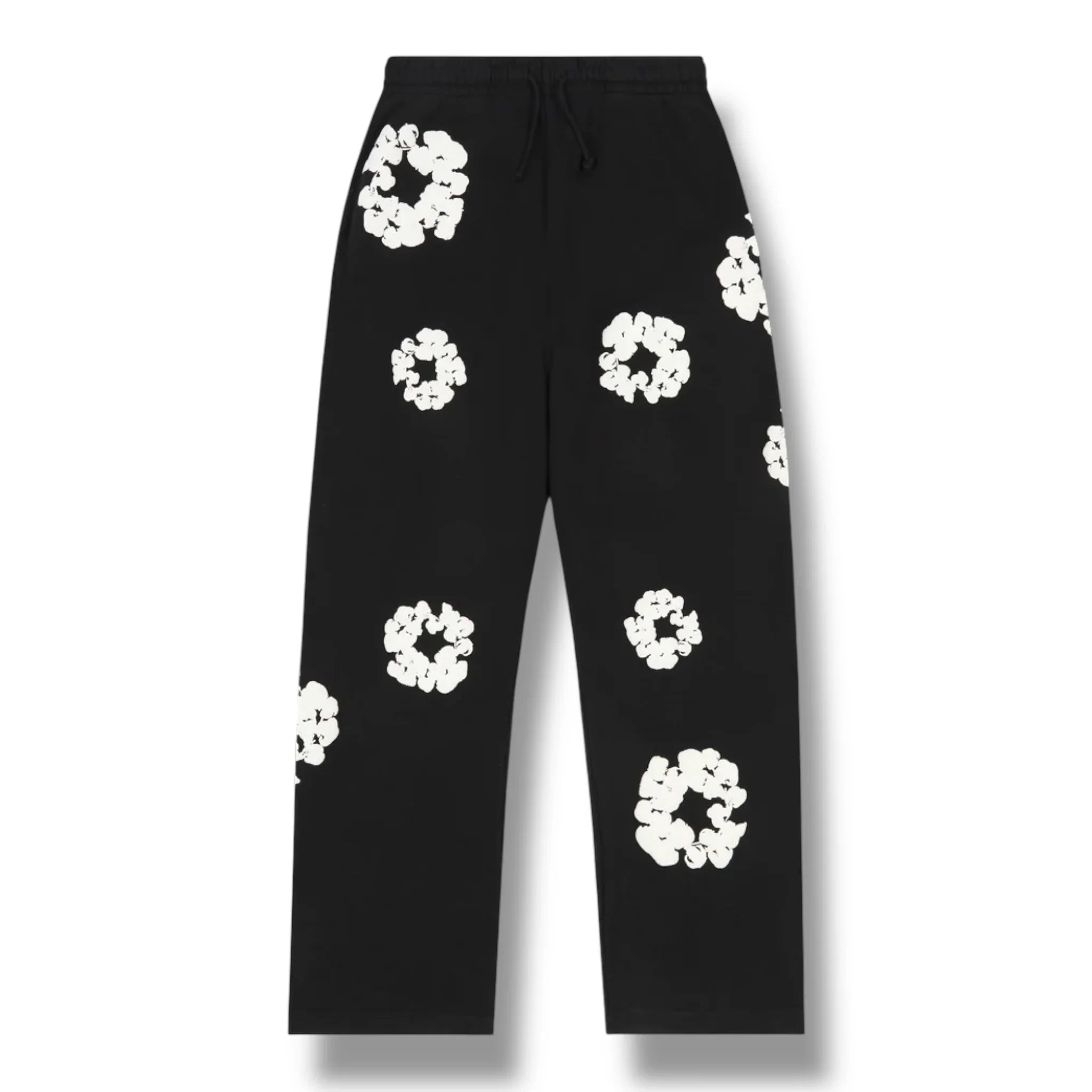 Denim Tears Cotton Wreath Baggy Sweatpants Black
