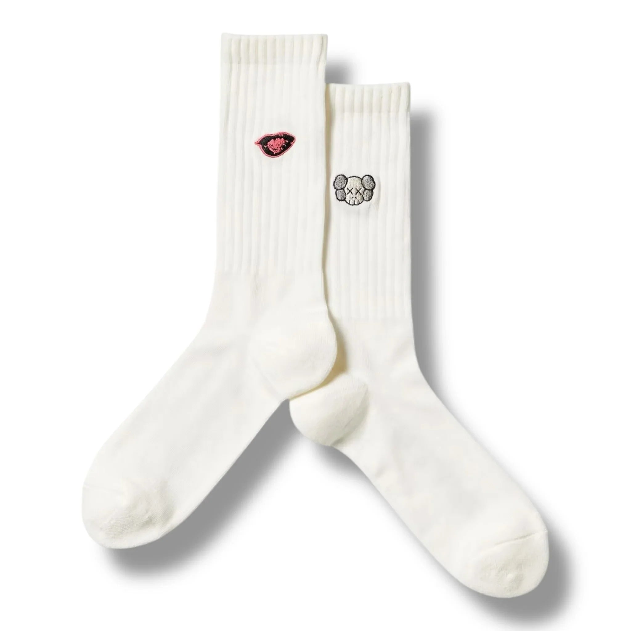 Kaws x Andy Warhol x Uniqlo - White Socks