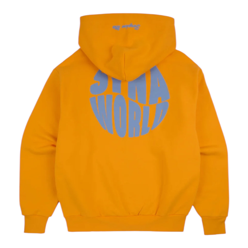 Syna Circle Zip Hoodie Orange