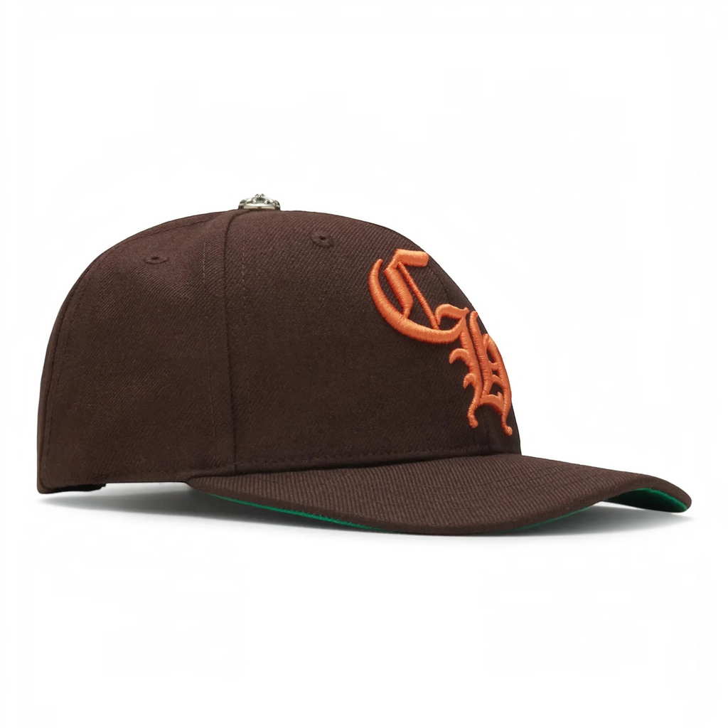 Chrome Hearts CH Brown Baseball Cap