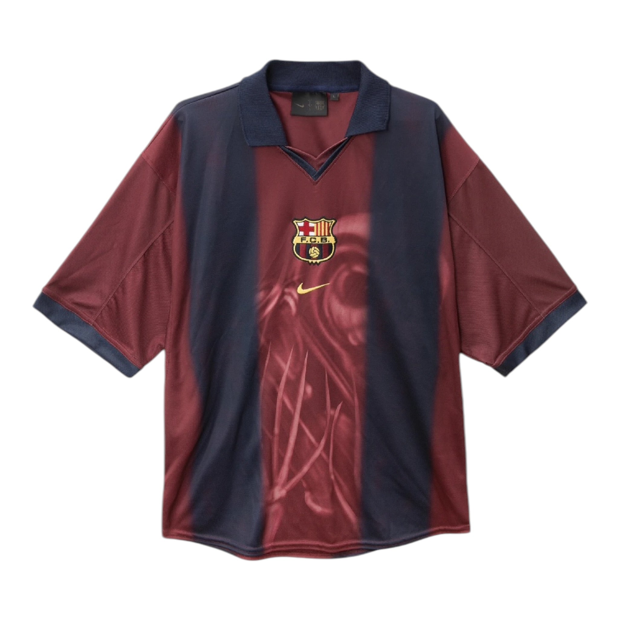 Travis Scott x Nike x FC Barcelona Retro 2000/01 Home Skeleton Jersey