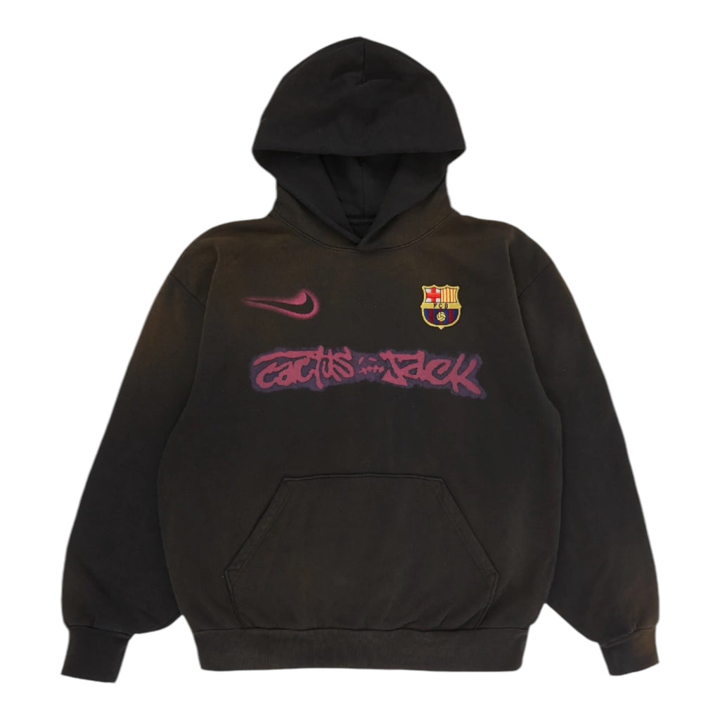 Travis Scott x Nike x FC Barcelona Spray Logo Hoodie