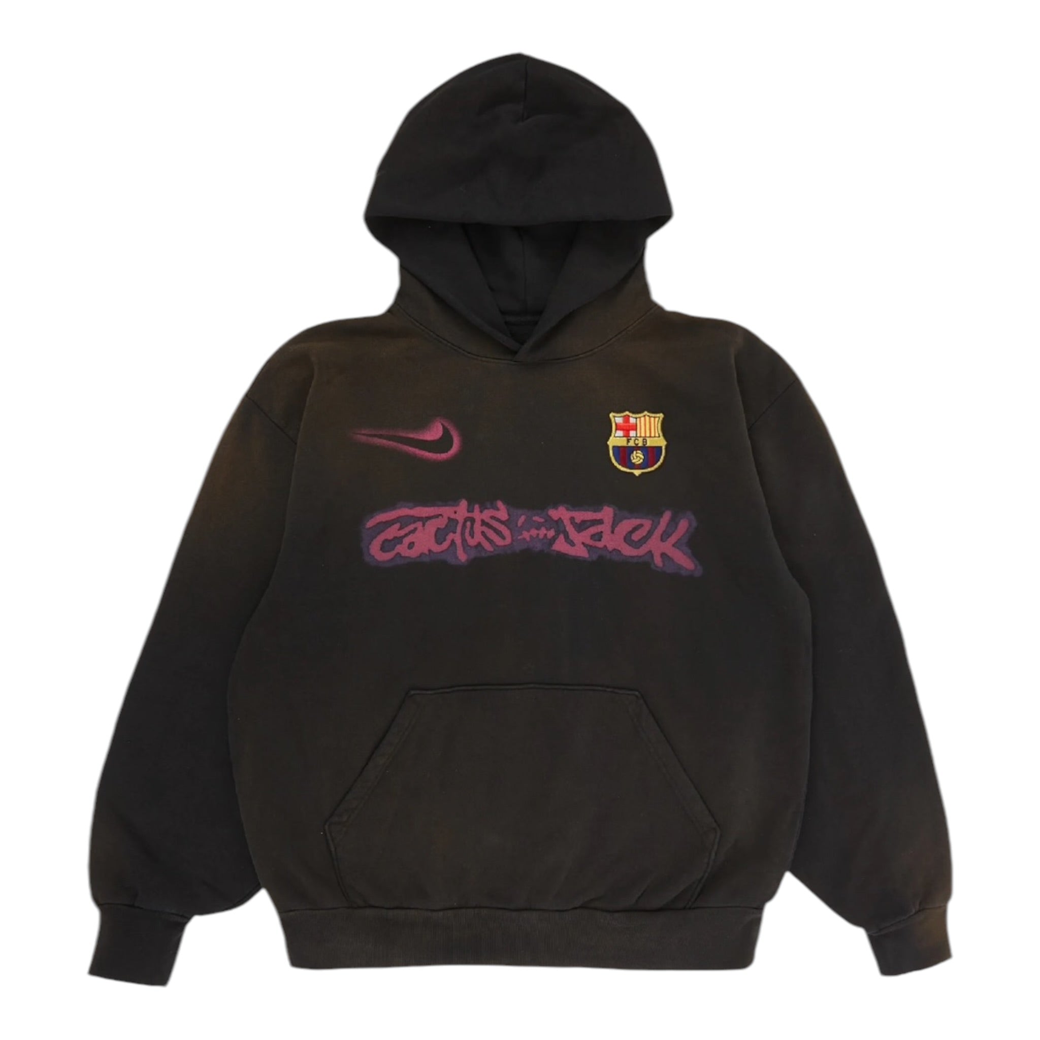 Travis Scott x Nike x FC Barcelona Spray Logo Hoodie