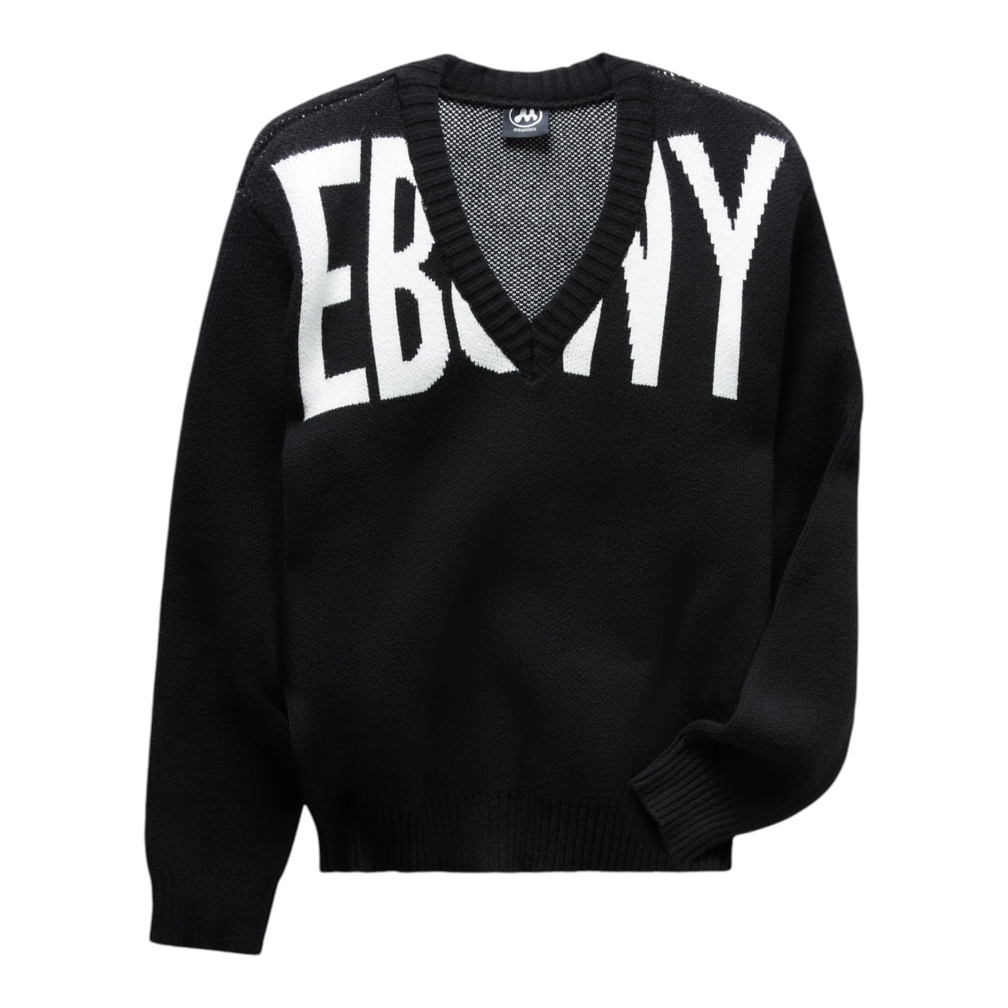 Mowalola Ebony Relaxed Jumper Black