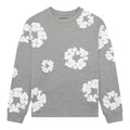 Denim Tears Long Sleeve Cotton Wreath Tee Gray