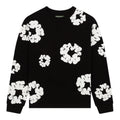 Denim Tears Long Sleeve Cotton Wreath Tee Black