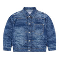 Corteiz Handwritten Denim Jacket Midwash Indıgo