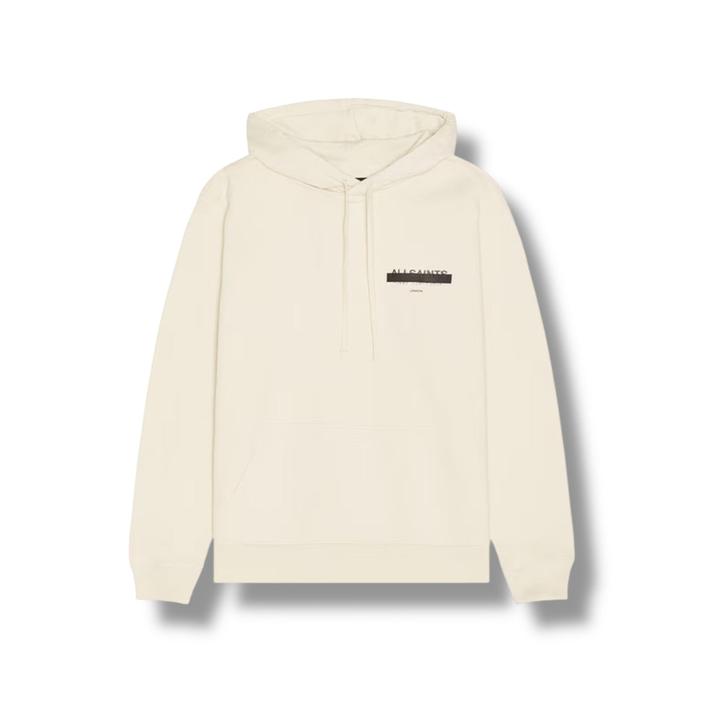 ALLSAINTS Redact Hoodie Cream Taupe