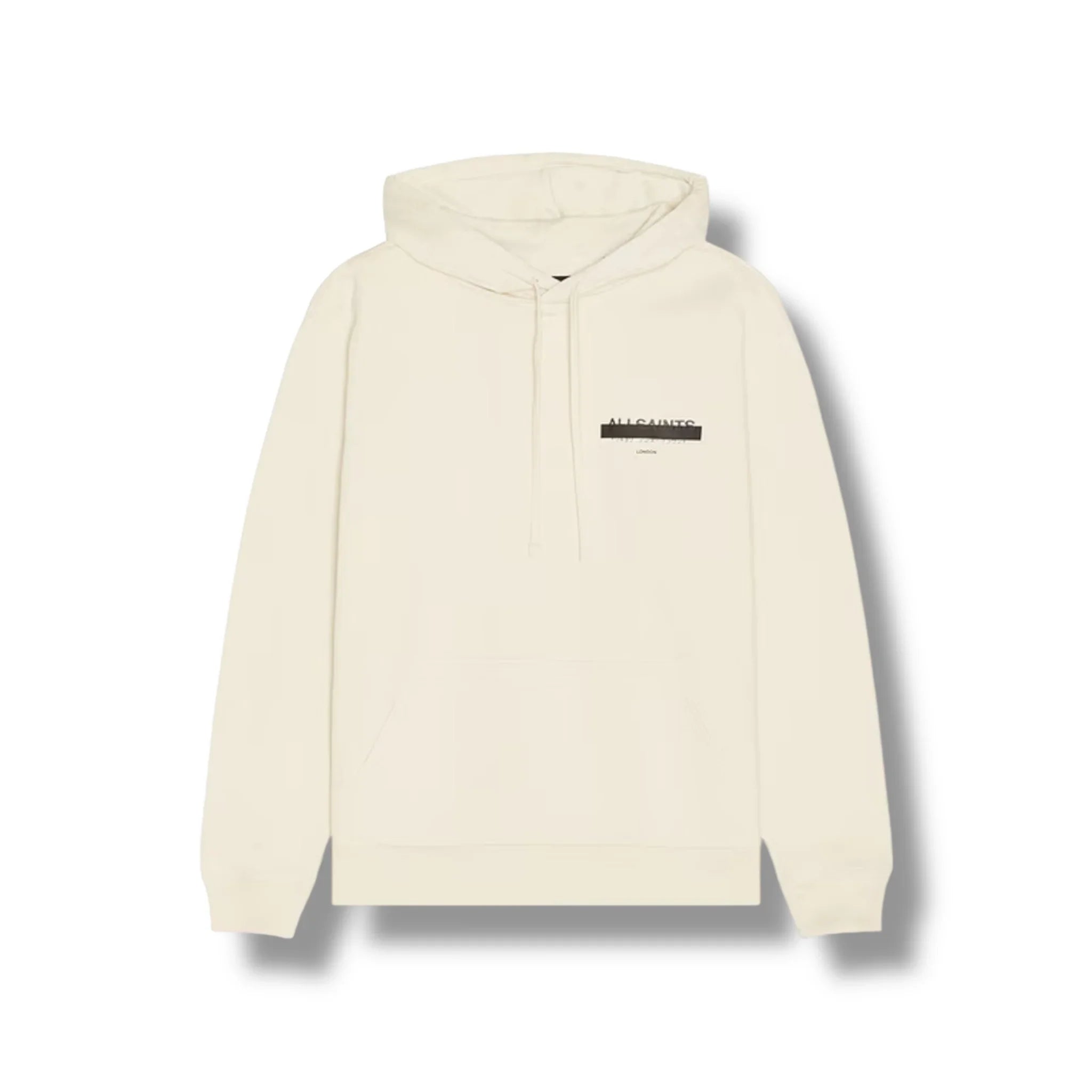 ALLSAINTS Redact Hoodie Cream Taupe