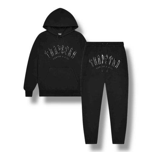 **ONLY HOODIE** Trapstar Hooded Gel Tracksuit Blackout