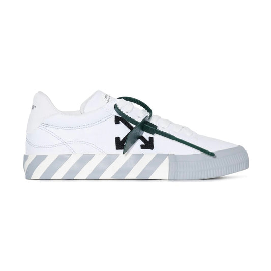 Off-White Black &amp; White Vulcanized Sneakers